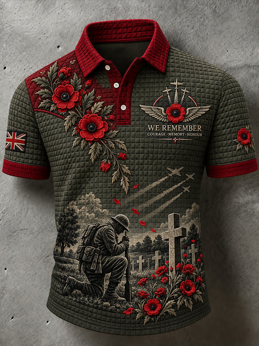 Men's British Veteran Commemorative Short Sleeve Shirt