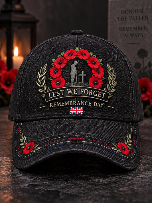 Men's Remembrance Day Print Hat