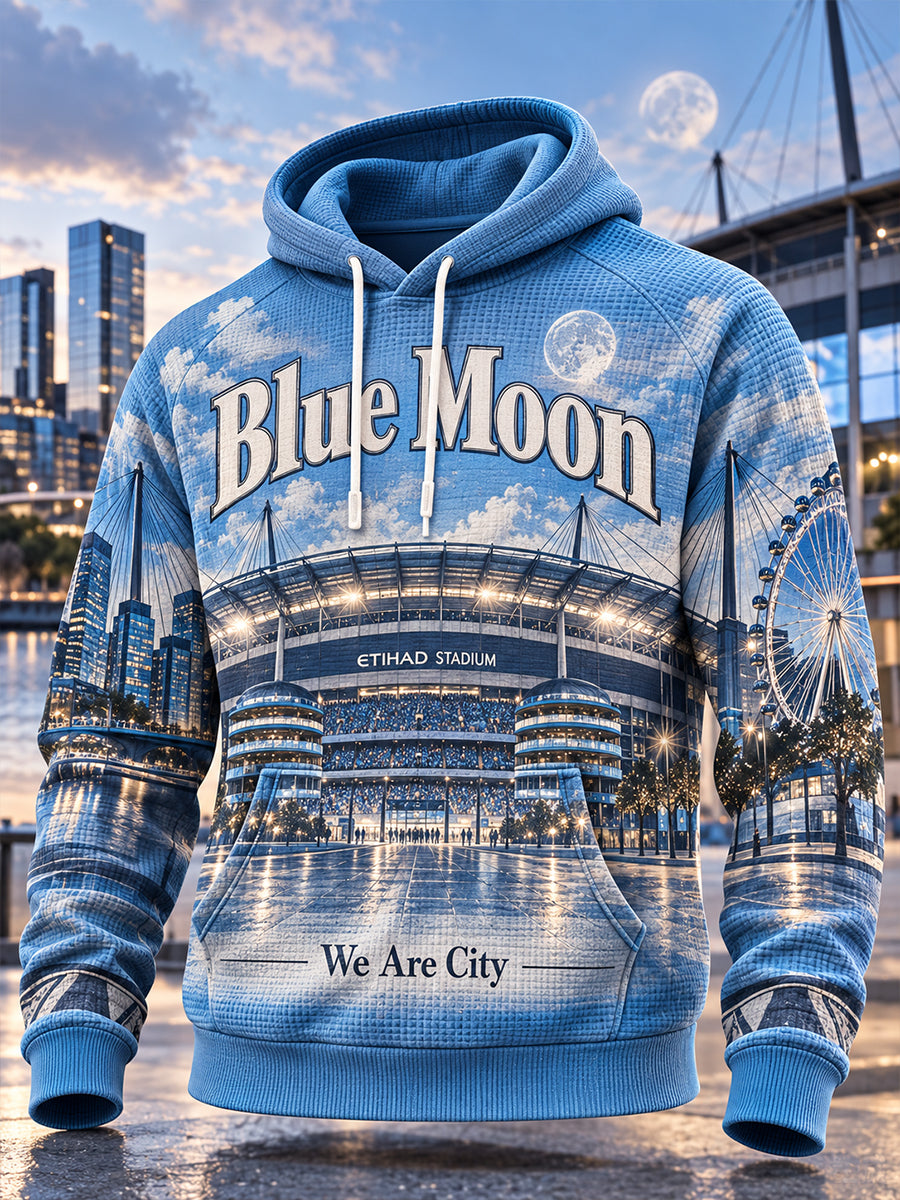 Men's UK Manchester Waffle Long-Sleeve Hoodie