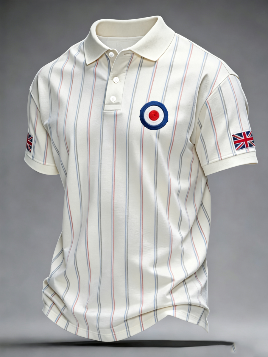 Men's UK Music Lover Mods Culture Printed polo shirt