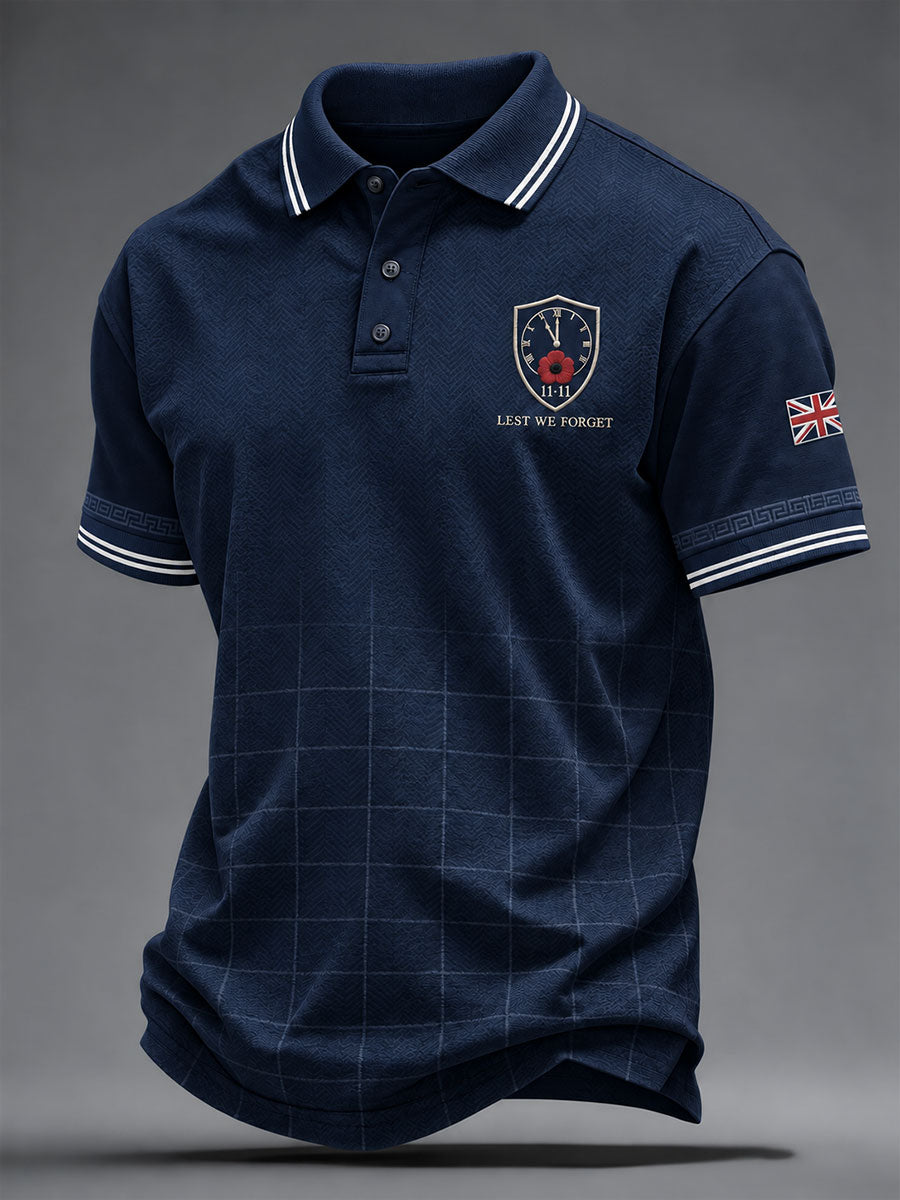 Men's Remembrance Day Lest We Forget Print Shirt