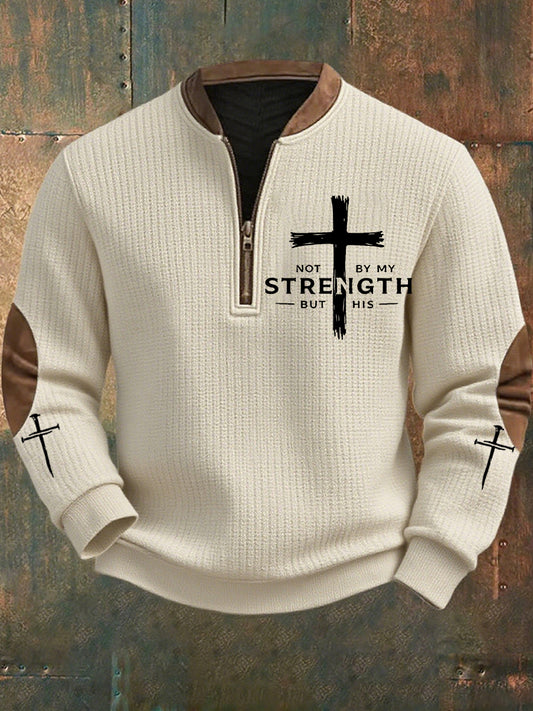 Men's Vintage Art Faith Casual Sweatshirt