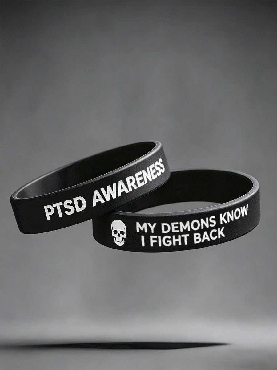 PTSD Awareness Veteran Printed Bracelet