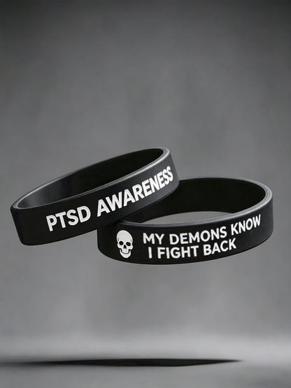 PTSD Awareness Veteran Printed Bracelet