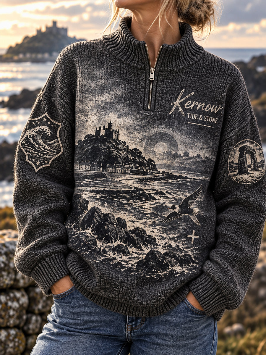 Women's UK Cornwall Faux Wool Sweatshirt