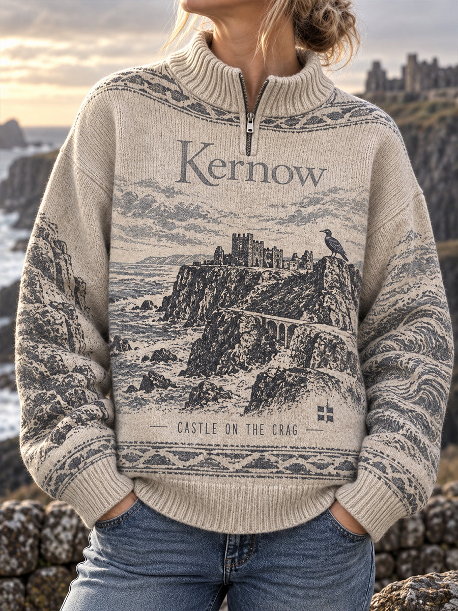 Women's UK Cornwall Faux Wool Sweatshirt