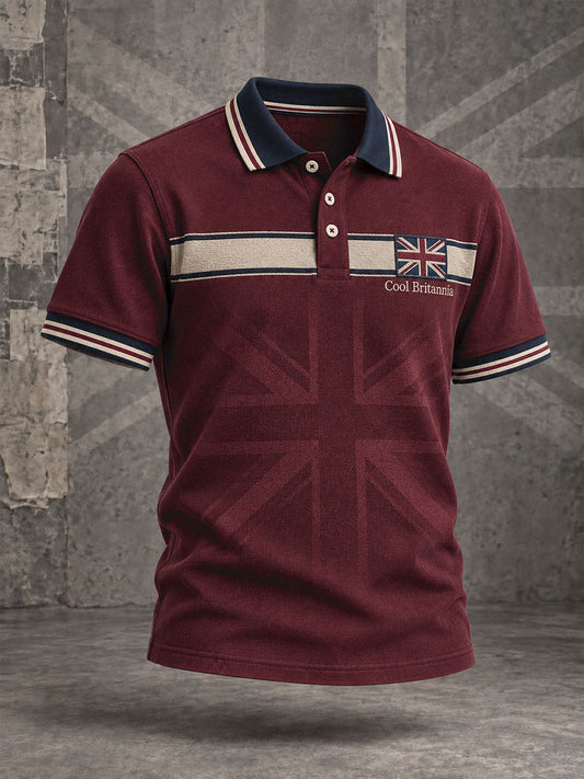 Men's Cool Britannia UK Culture Art Printed Casual Tops