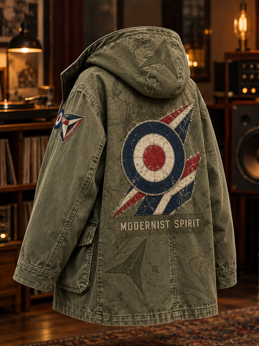 Men's Mods Culture UK Music Lover Business Style Printed Jacket
