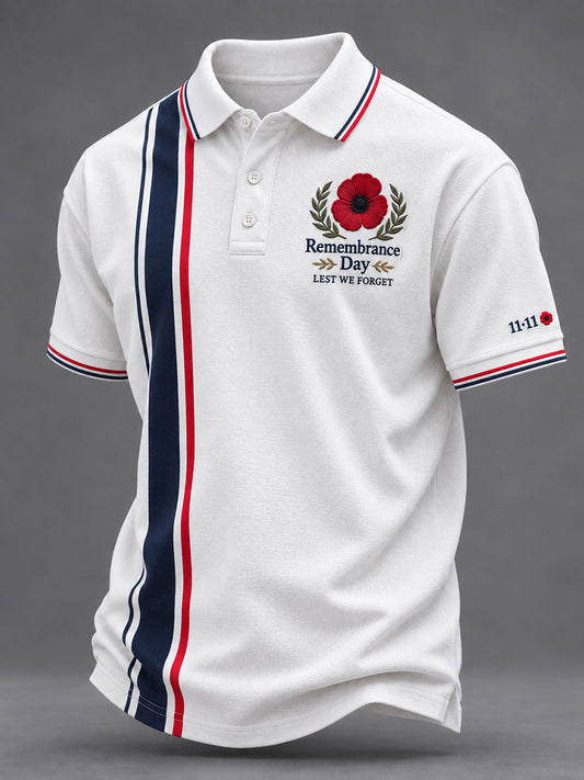 Men's Remembrance Day Lest We Forget Print Shirt
