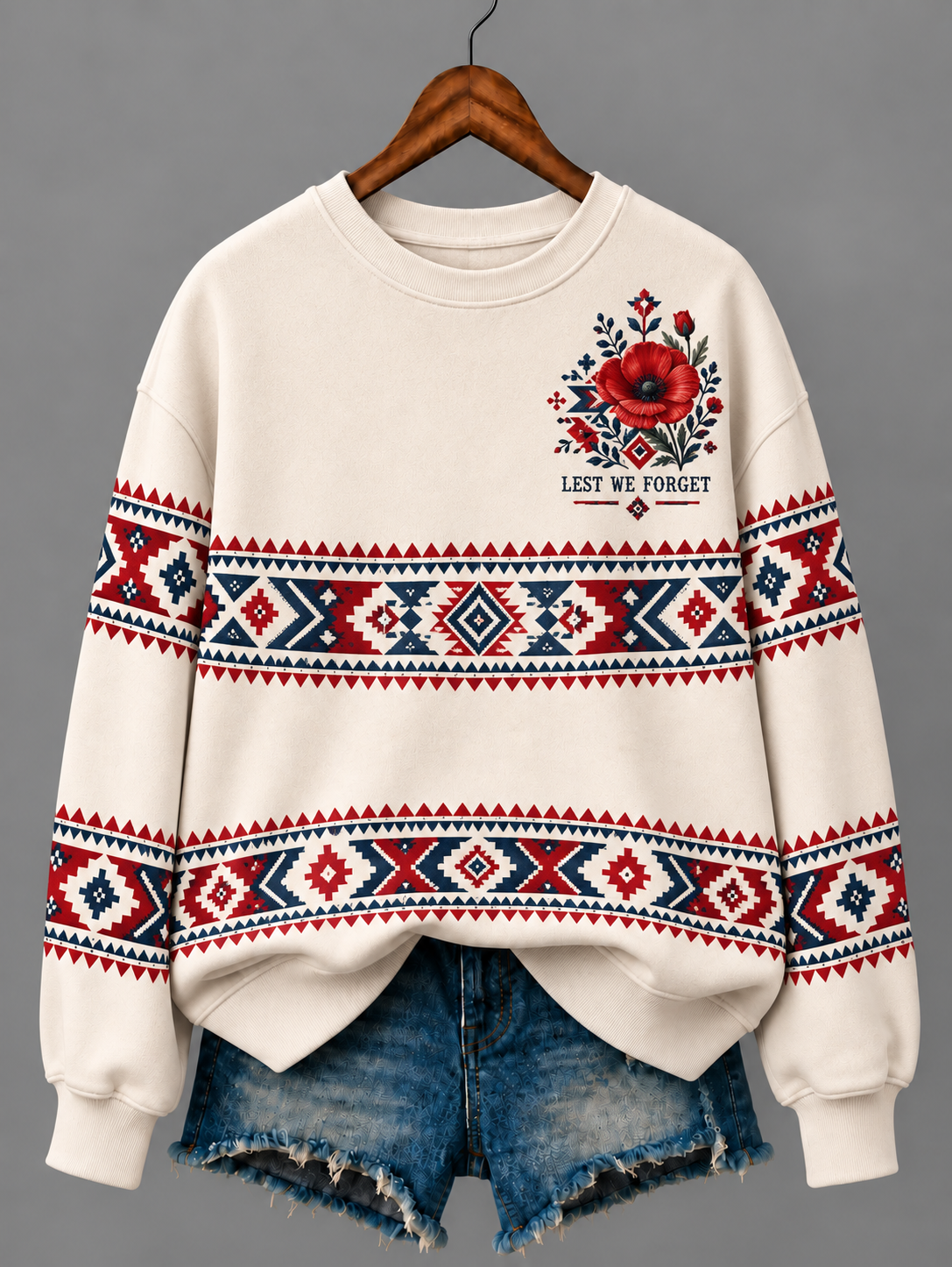 Women's Remembrance Day Regular Sweatshirt