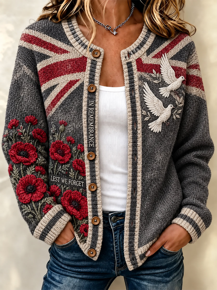 Women's Remembrance Day Cardigan