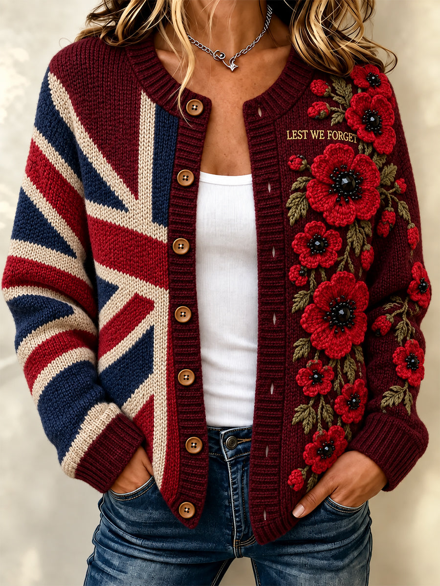 Women's Remembrance Day Cardigan
