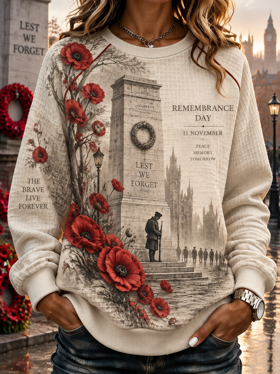 Women's British Remembrance Day Element Sweatshirt