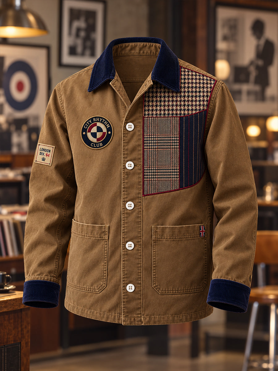 Men's Paul Weller and British Mod Culture Art Printed Jakcet