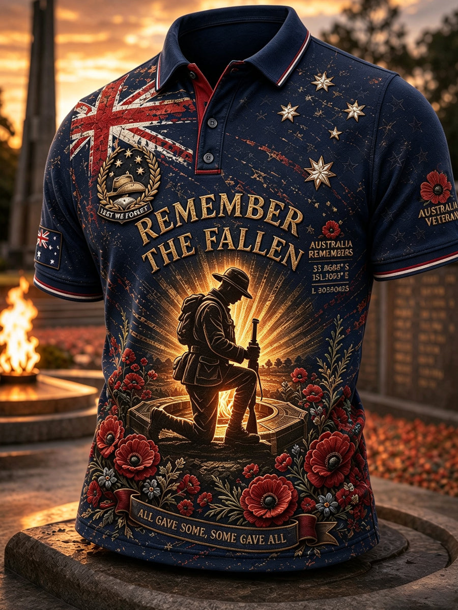 Men's Australian Veterans' Memorial Short Sleeves T-Shirt