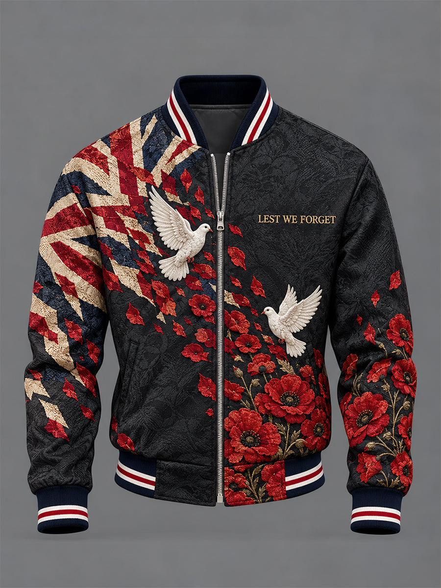 Men's Remembrance Day Lest We Forget Jacket