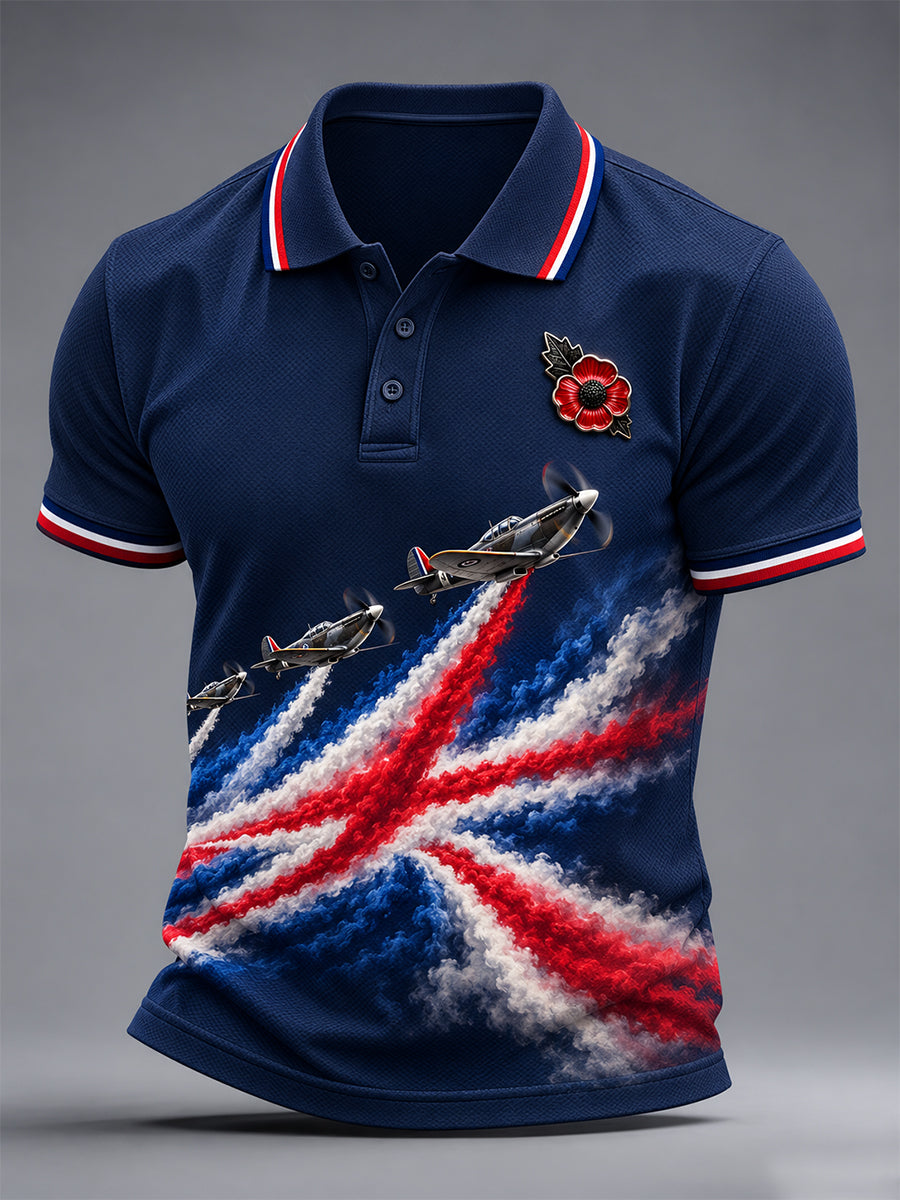 Men's Remembrance Day Lest We Forget Polo Shirt