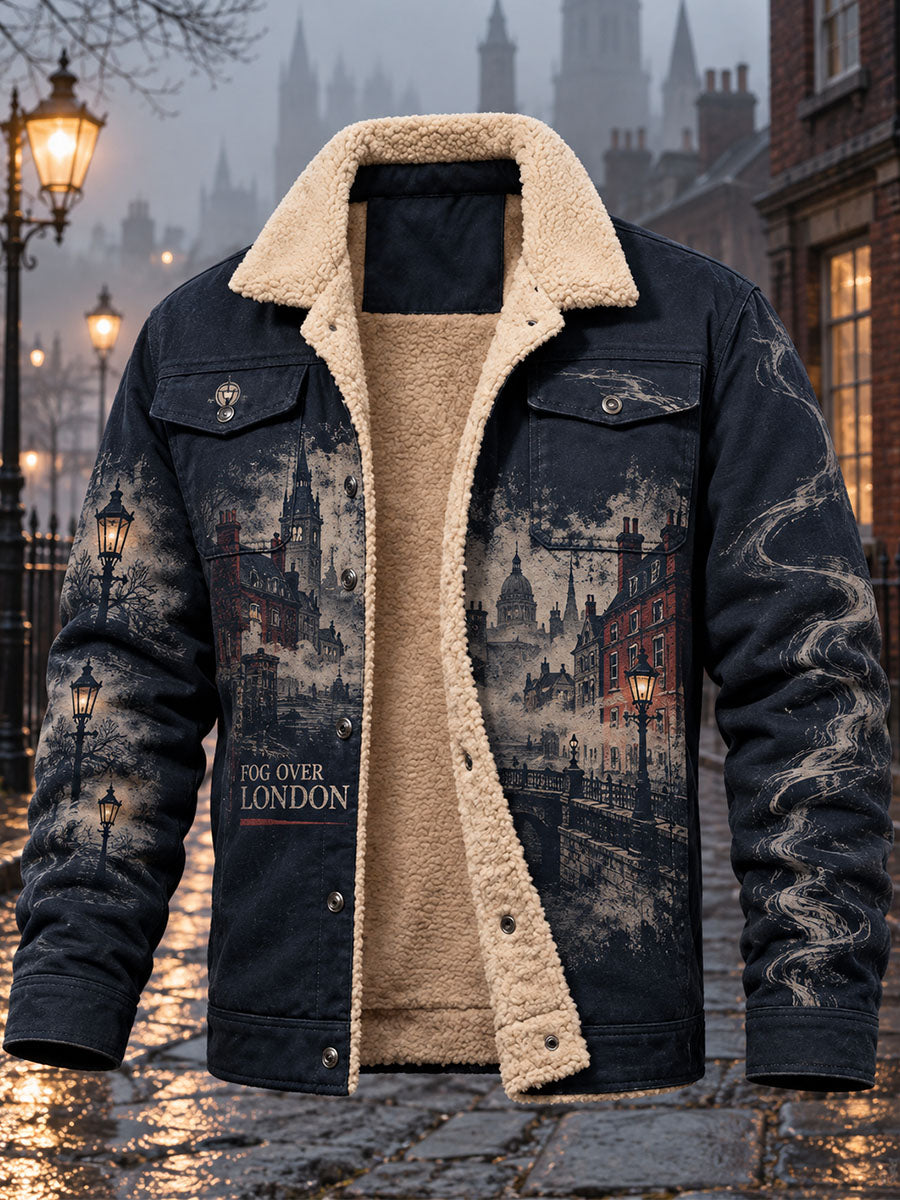Men's Thickened Velvet Jacket