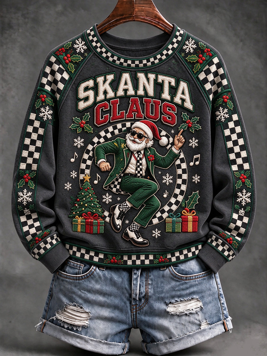 Women's Merry Ska Christmas Print Sweatshirt