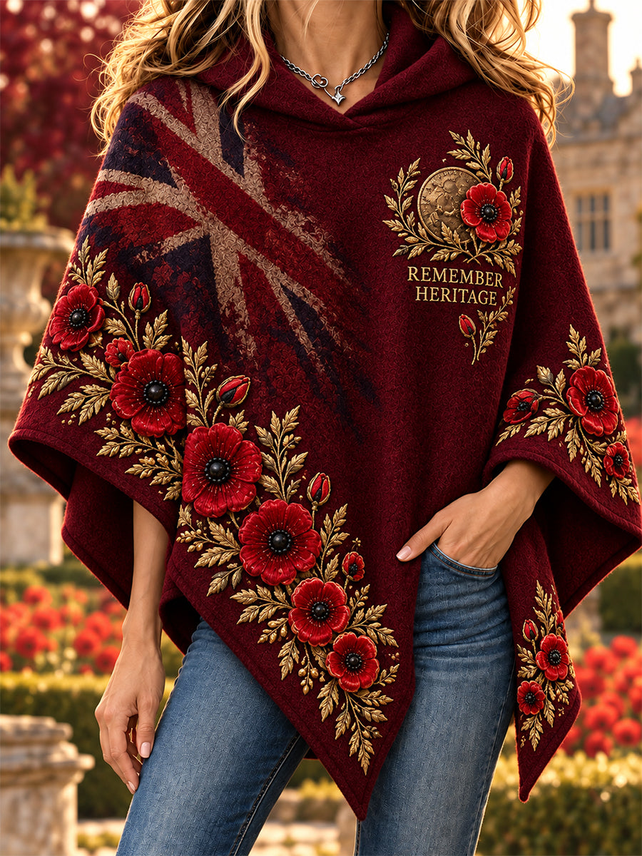 Women's Remembrance Day Cape Sweater