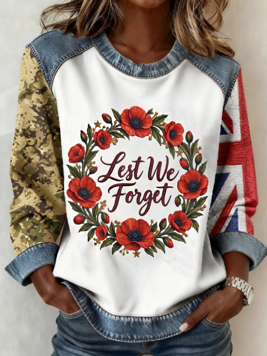 Women's Remembrance Day Lest We Forget  Top