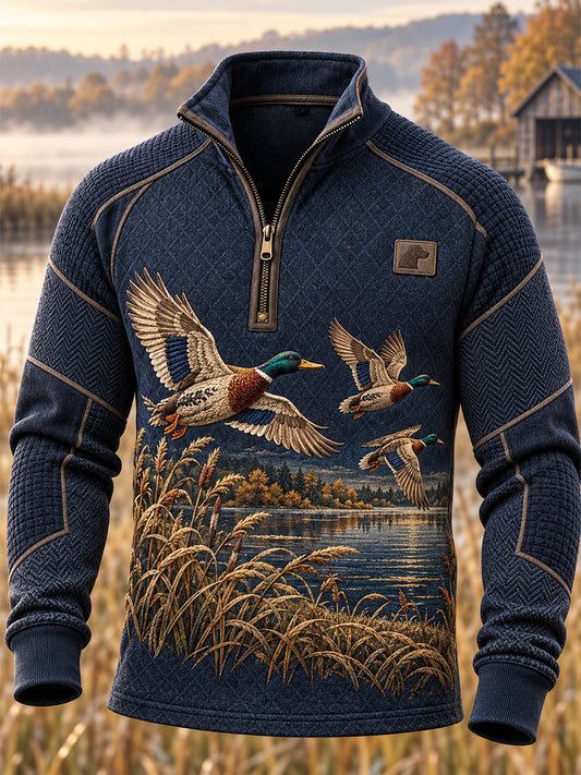 Men's British Hunting Season zip-up hoodie
