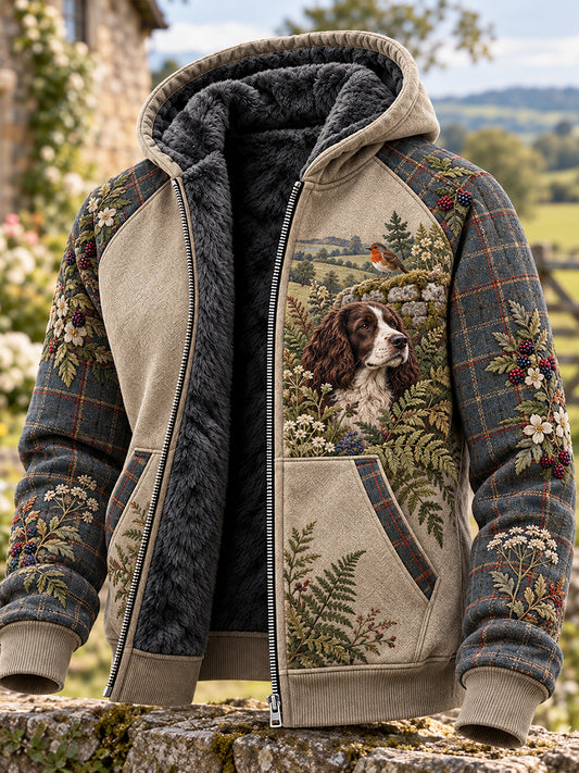 Men's British Rural Culture Flannel Jacket