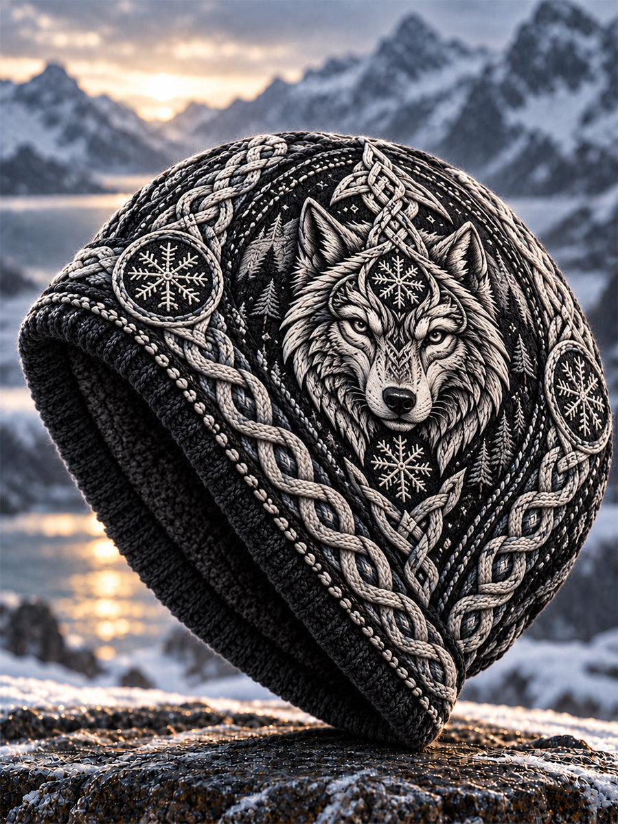 Unisex Nordic Autumn And Winter Animals Hatt