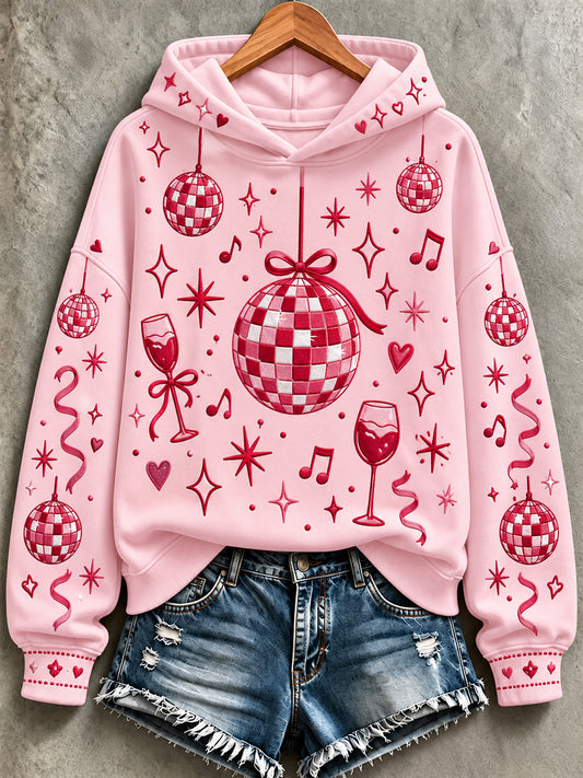 Women's British Music Print Sweatshirt