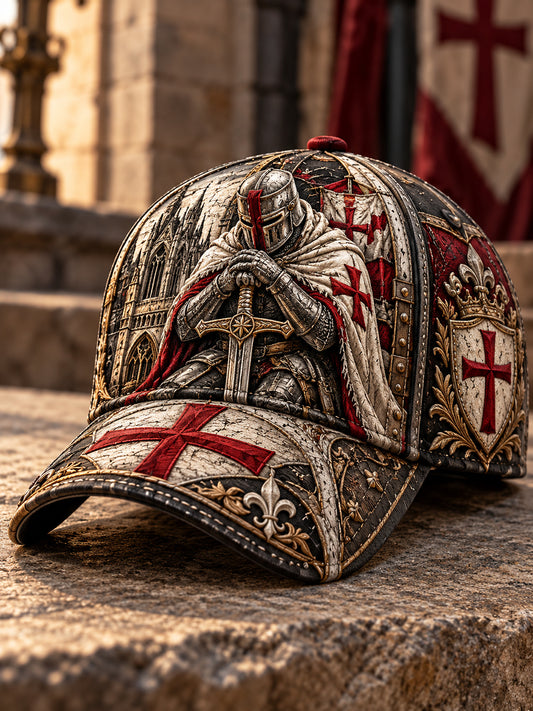 Unisex British Knights Templar-Themed Hat