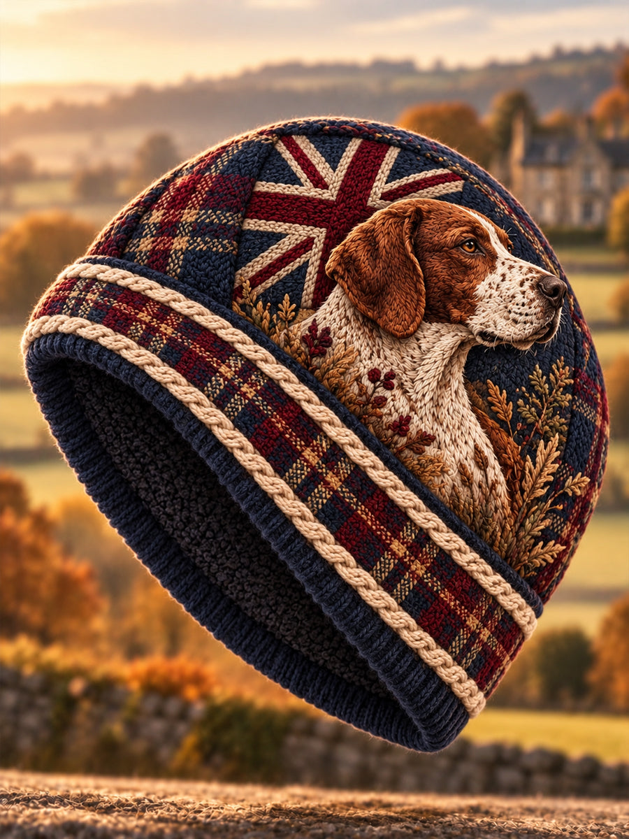 Hunting Season Culture Vintage Autumn And Winter Warm Cold Knitted Hat