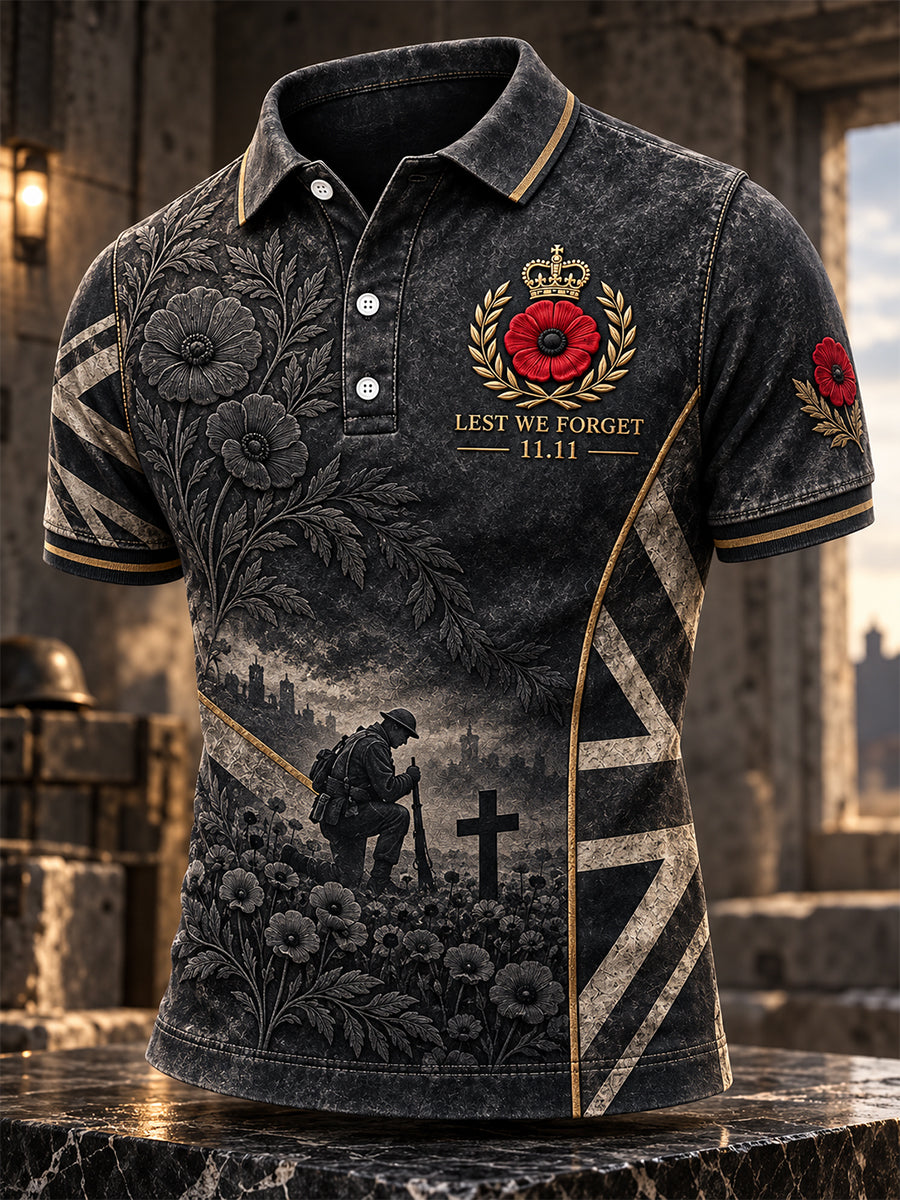 Men's Lest We Forget Print Shirt