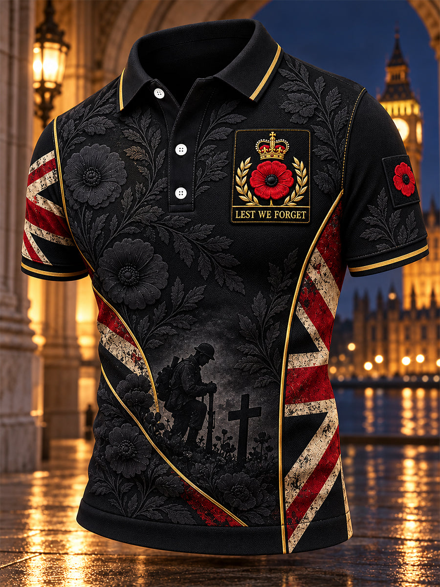Men's Lest We Forget Print Shirt