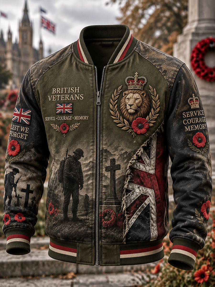 Men’S Veterans Remembrance Day Commemorative Jacket