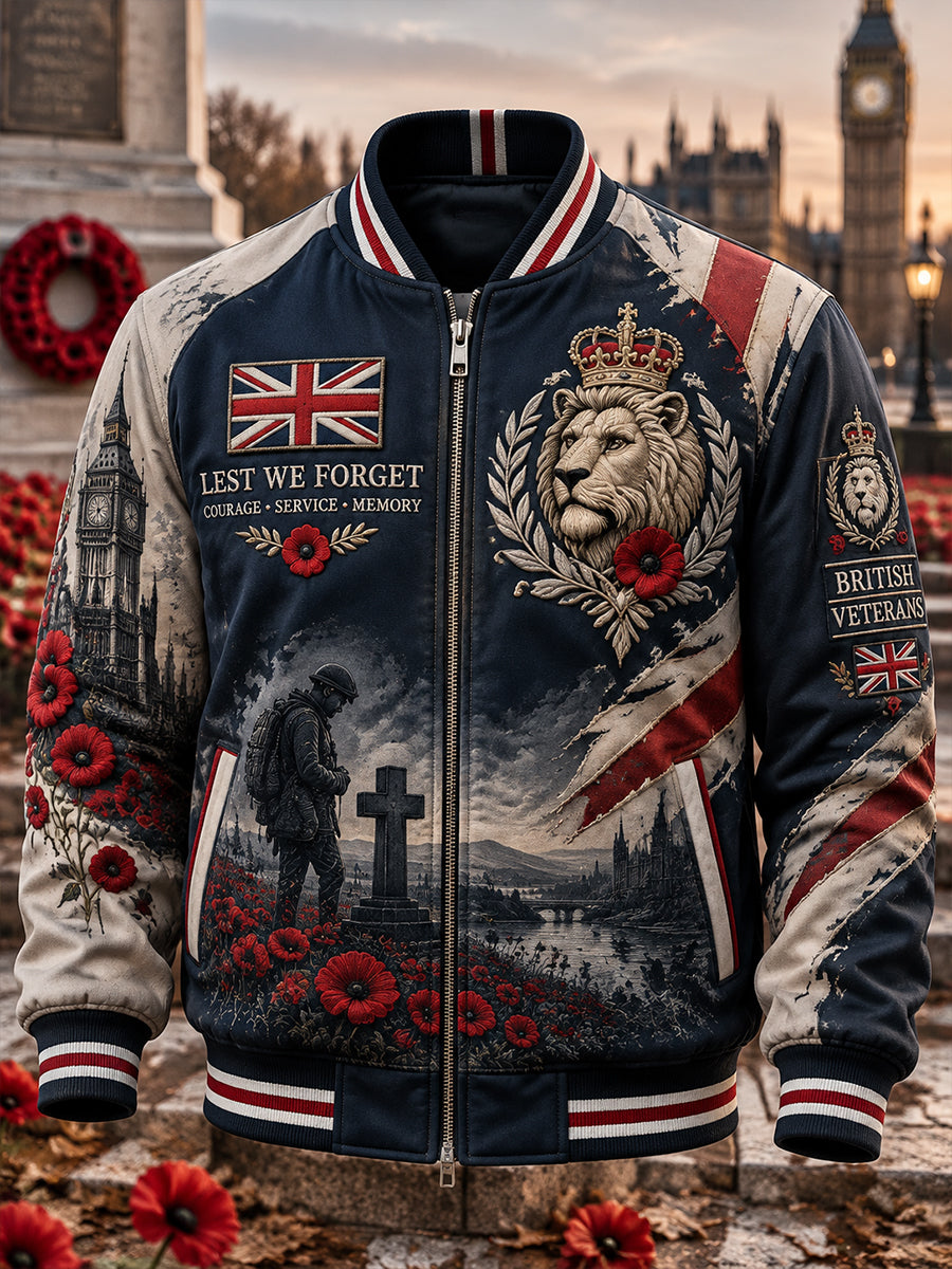 Men’S Veterans Remembrance Day Commemorative Jacket