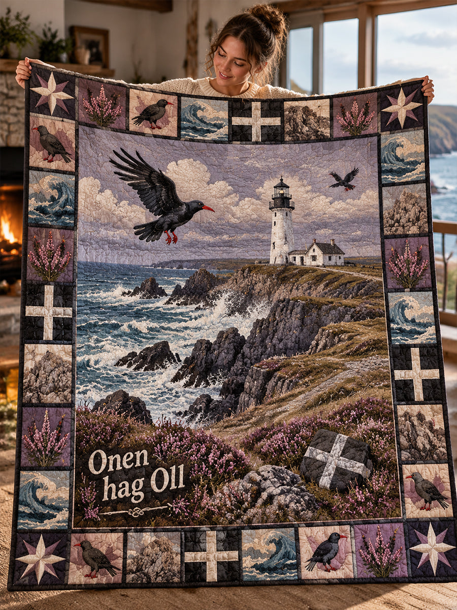 Cornwall, England Flannel Blanket
