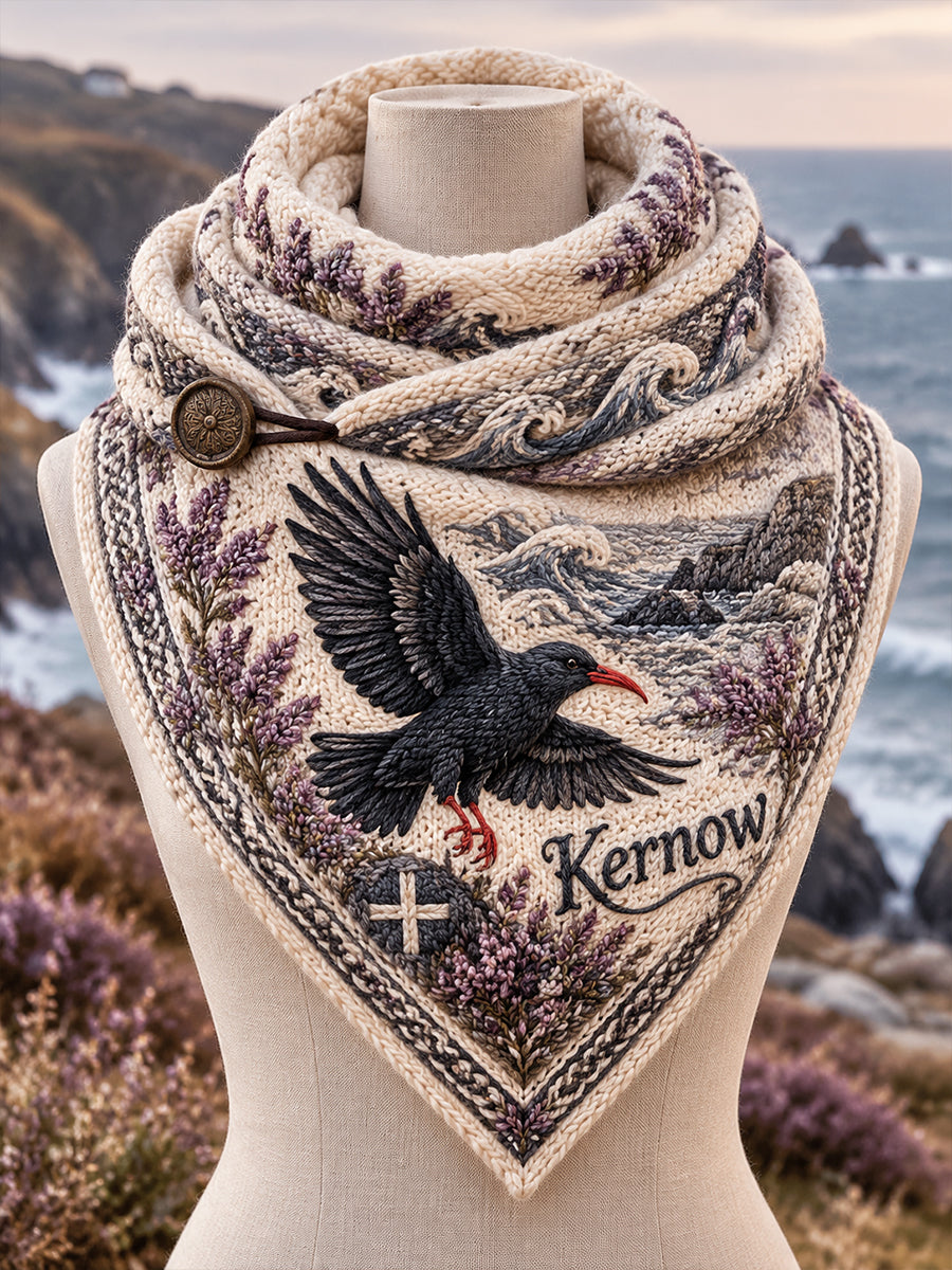 Cornwall, England Triangle Scarf