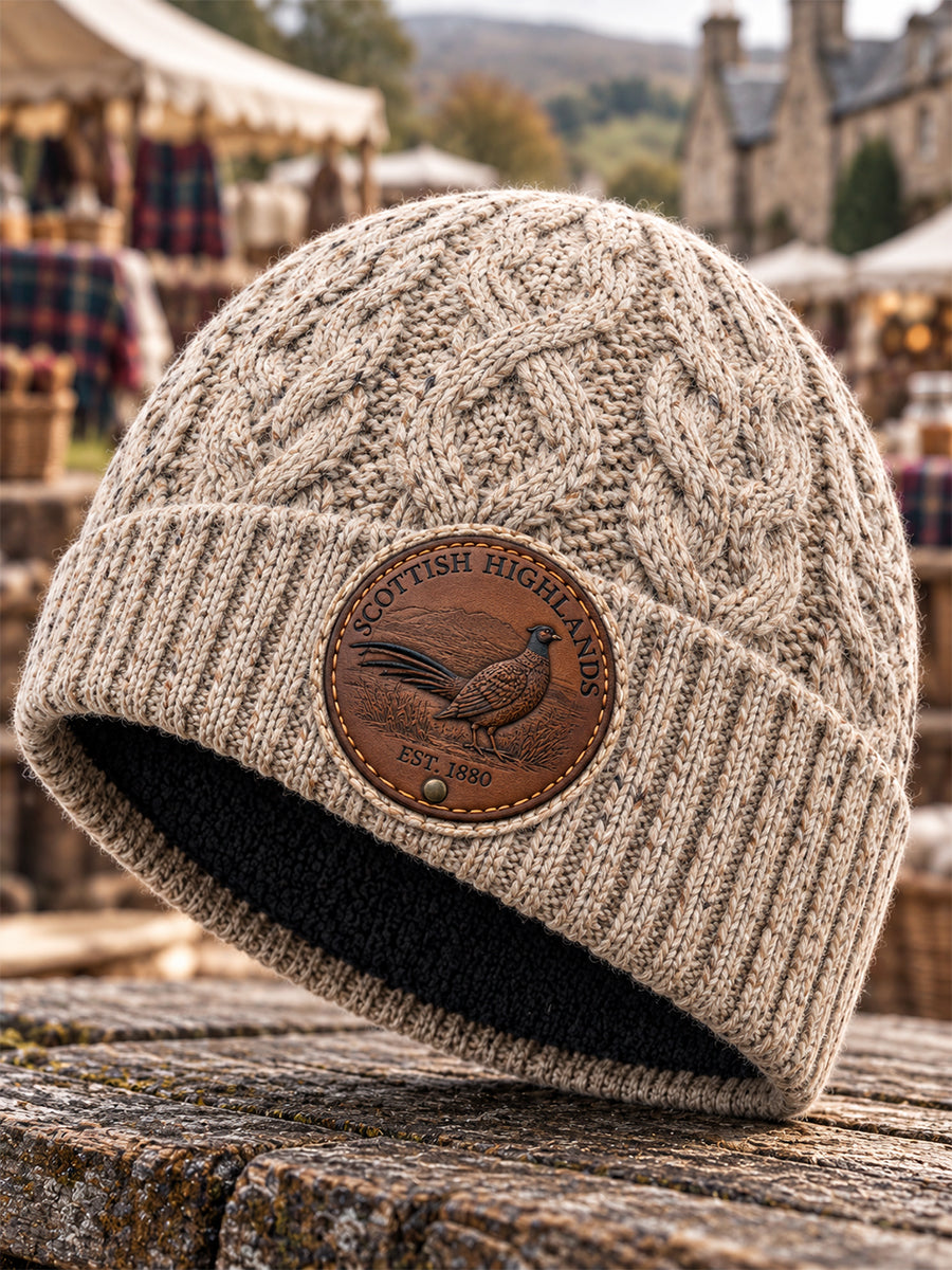 Unisex British Hunting Season Casual Warm Cold Knitted Hat