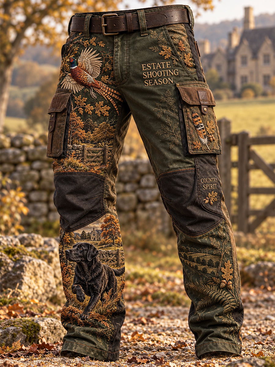 Men's British Hunting Season Casual Work Pants