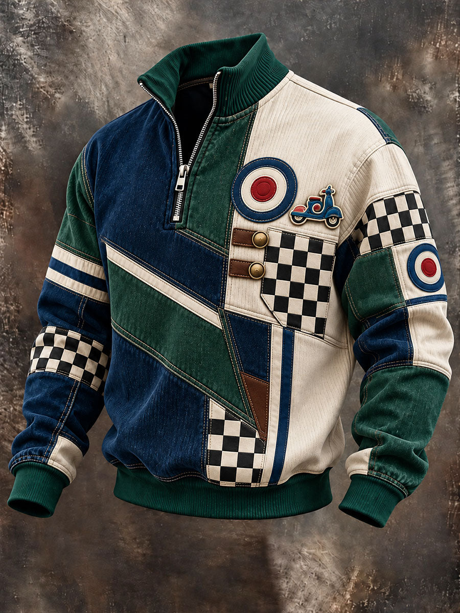 Men's Modern Culture Paul Weller Pattern Printed Sweatshirt