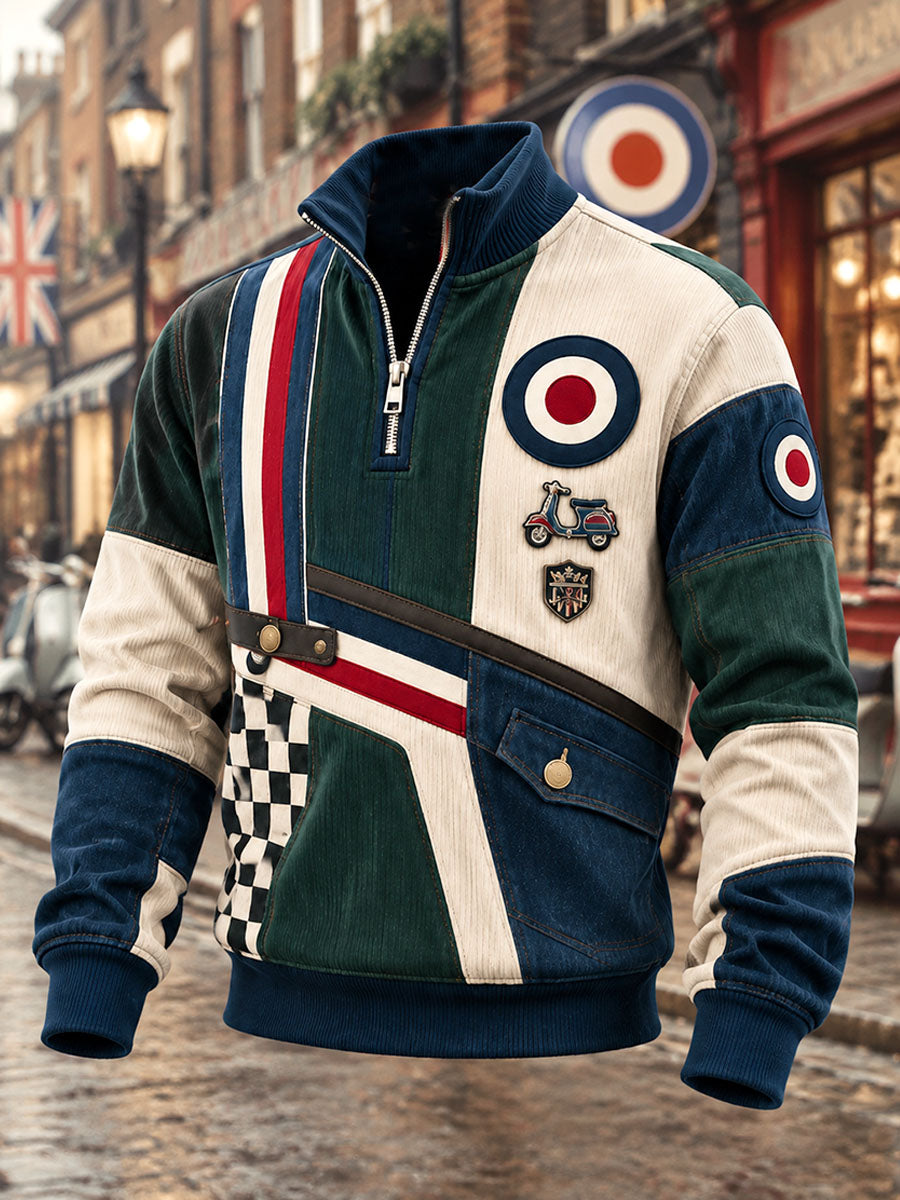 Men's Modern Culture Paul Weller Pattern Printed Sweatshirt